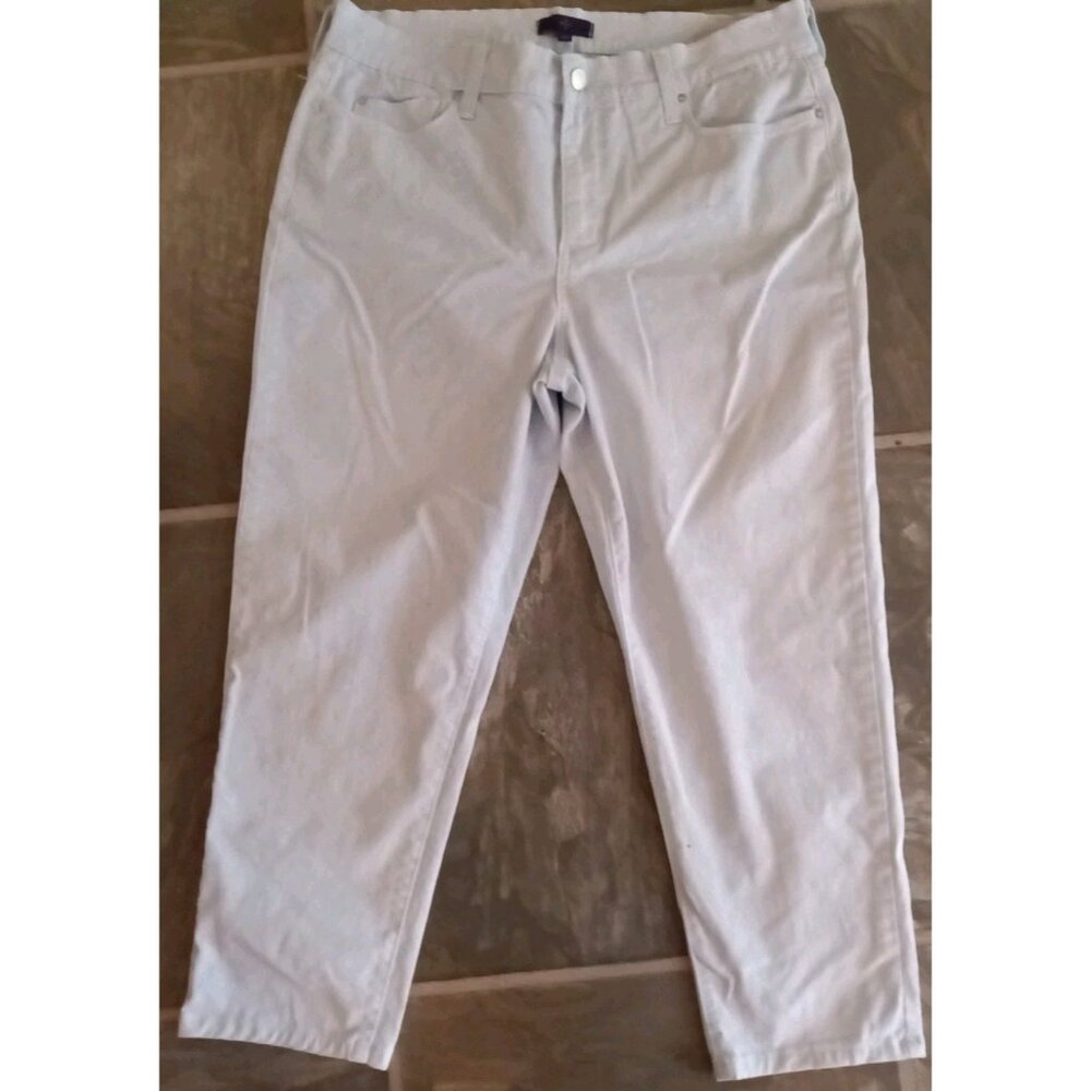 Womens NYDJ Not Your Daughter's Jeans 12P Blue Patterned  Lift Tuck Technology